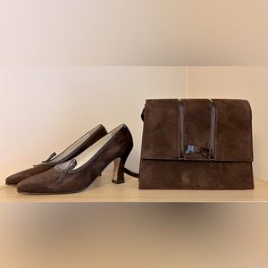 Matching Brown Purse and Shoes